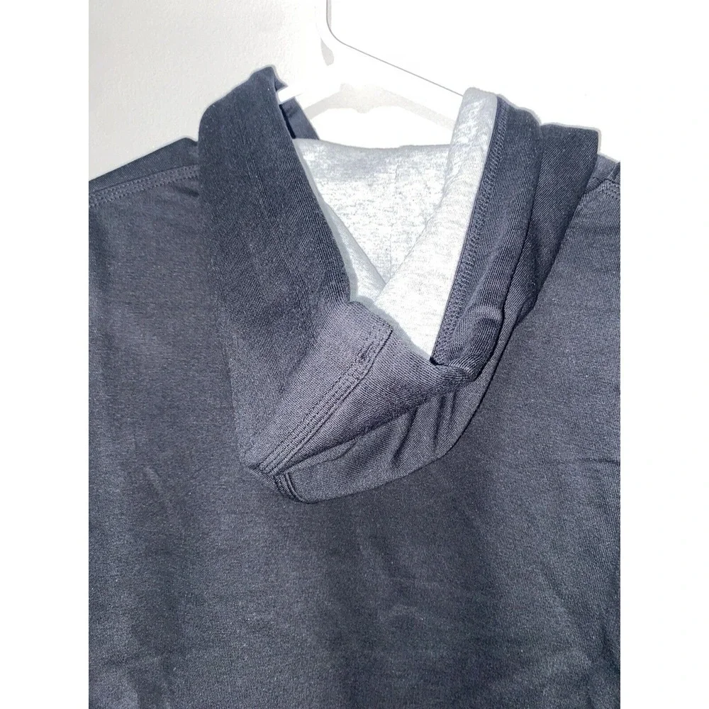 NWT‎ Mens Champion Activewear Black Hoodie w/ Blacked Out 